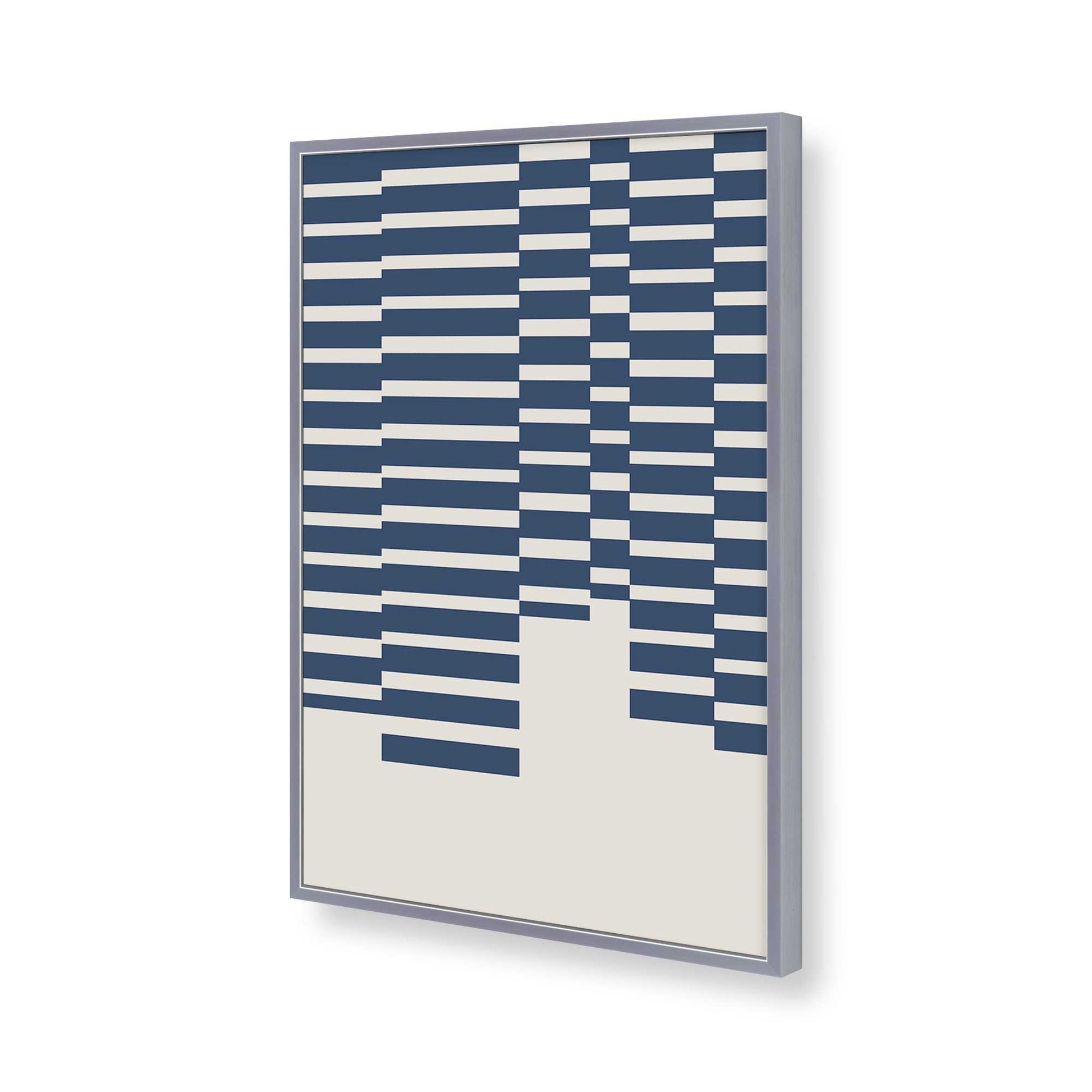 [Color:Polished Chrome], Picture of art in a Polished Chrome frame of the corner