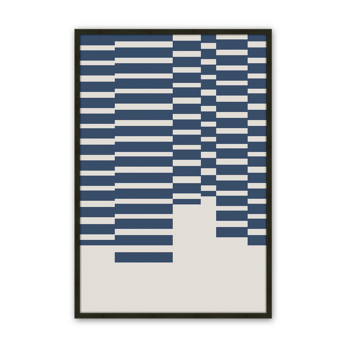 [Color:Satin Black], Picture of art in a Satin Black frame