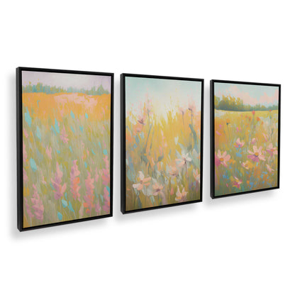 [Color:Satin Black], Picture of art in a Satin Black frame at an angle