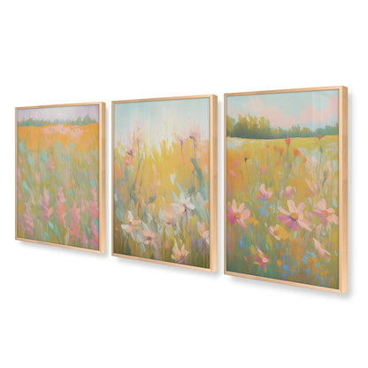 [Color:Raw Maple], Picture of art in a Raw Maple frame at an angle