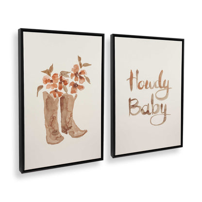 [Color:Satin Black], Picture of art in a Satin Black frame at an angle