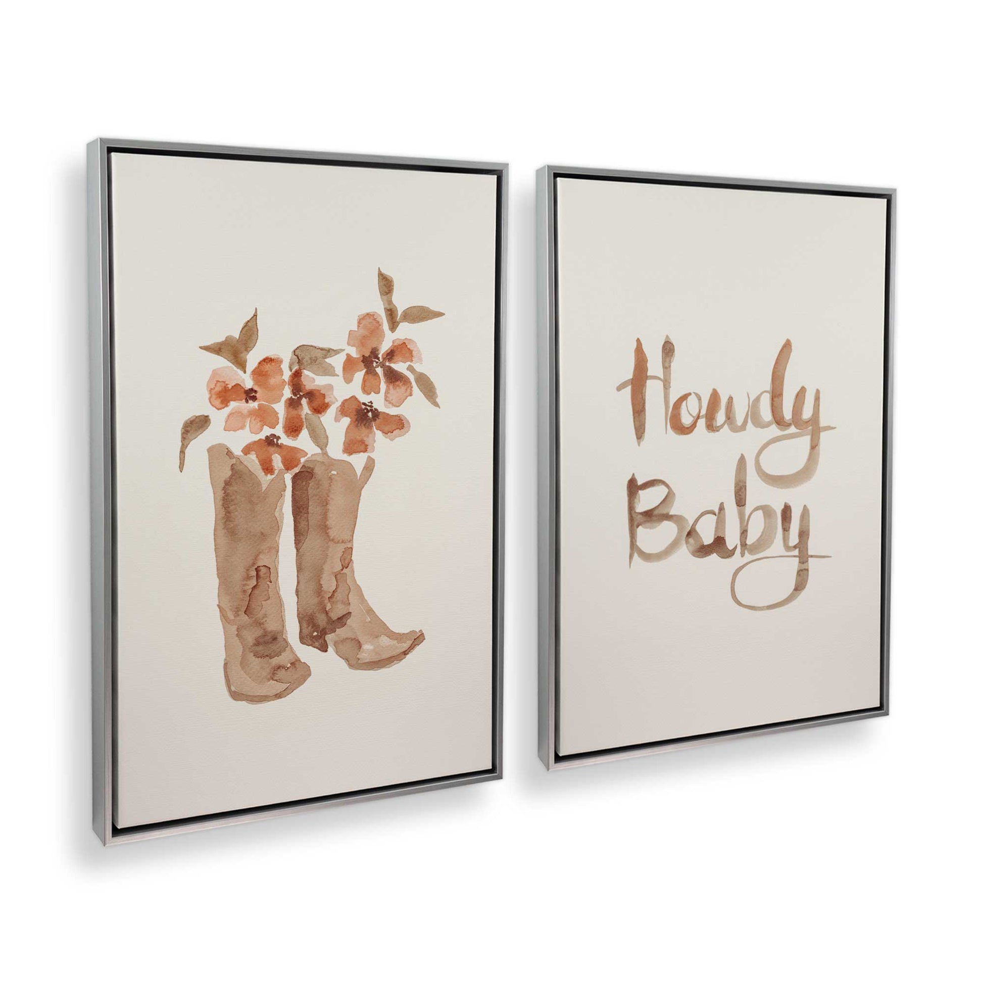 [Color:Polished Chrome], Picture of art in a Polished Chrome frame at an angle