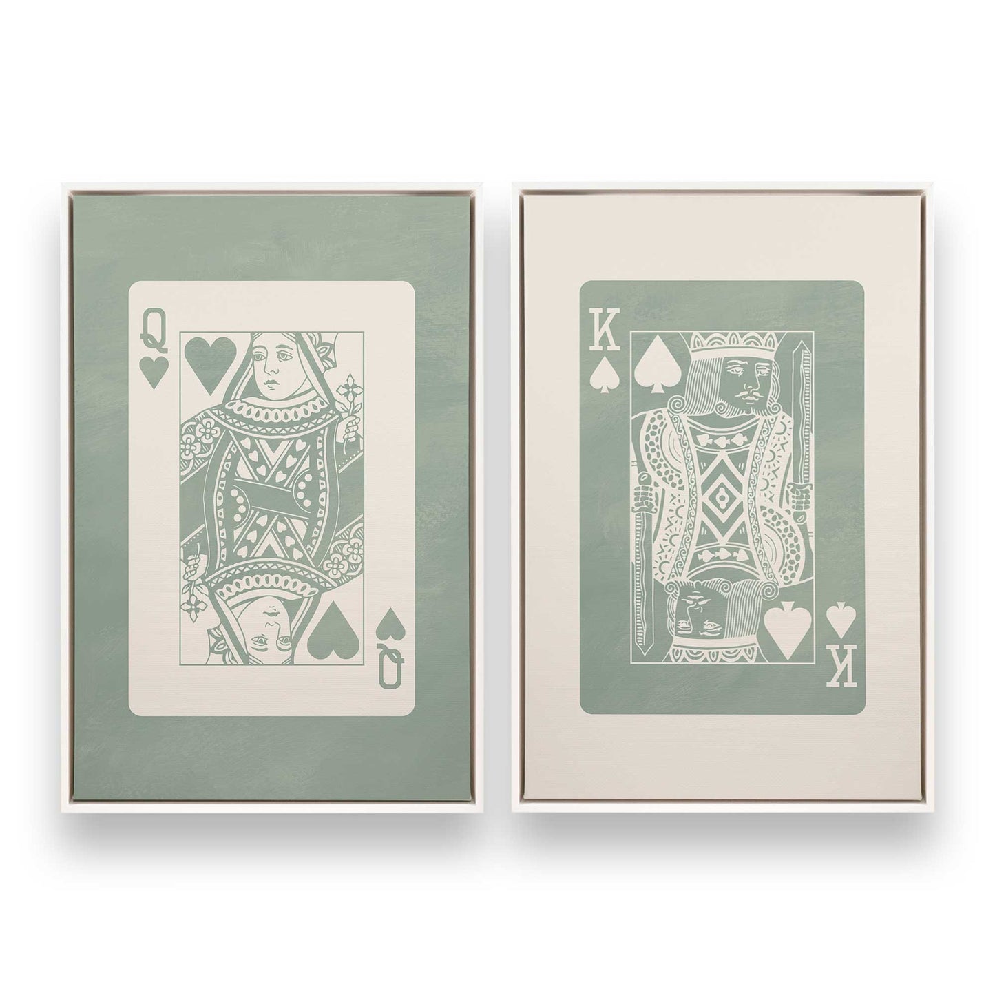 [Color:Opaque White], Picture of art in a White frame