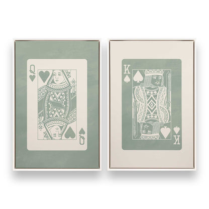 [Color:Opaque White], Picture of art in a White frame