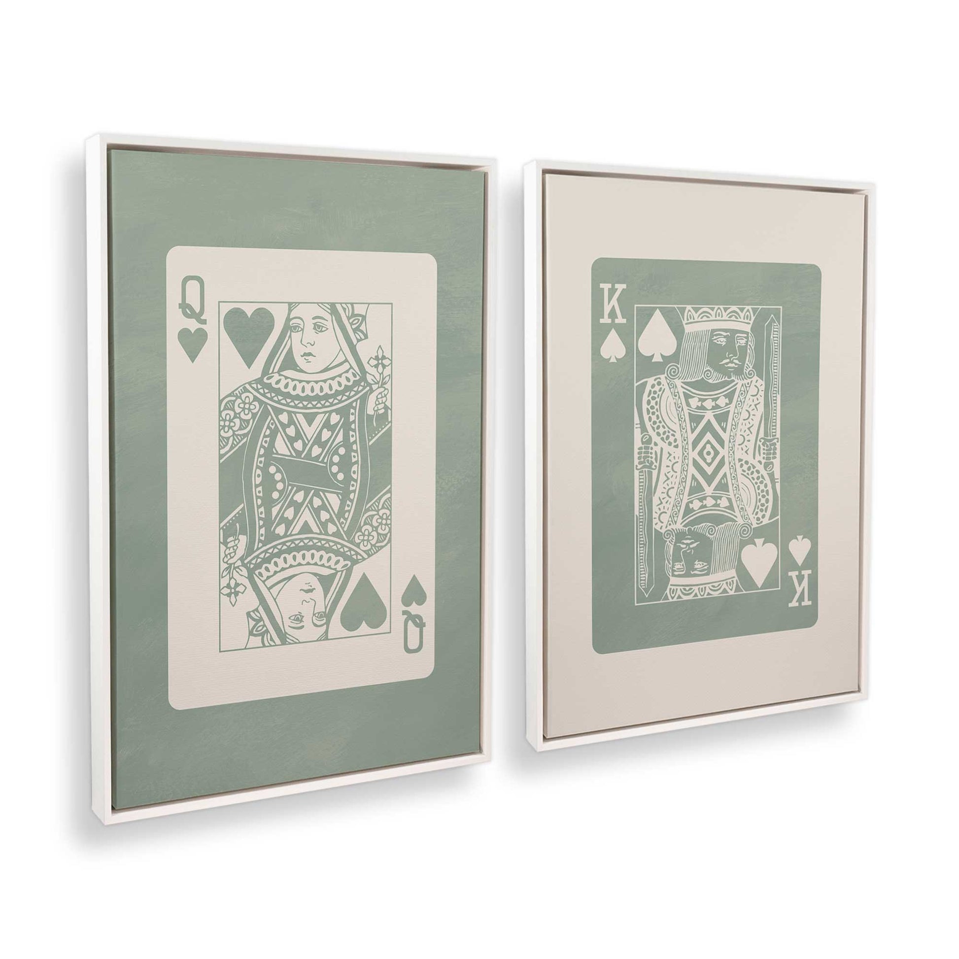 [Color:Opaque White], Picture of art in a White frame at an angle