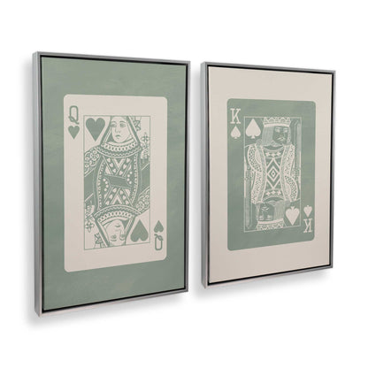[Color:Polished Chrome], Picture of art in a Polished Chrome frame at an angle