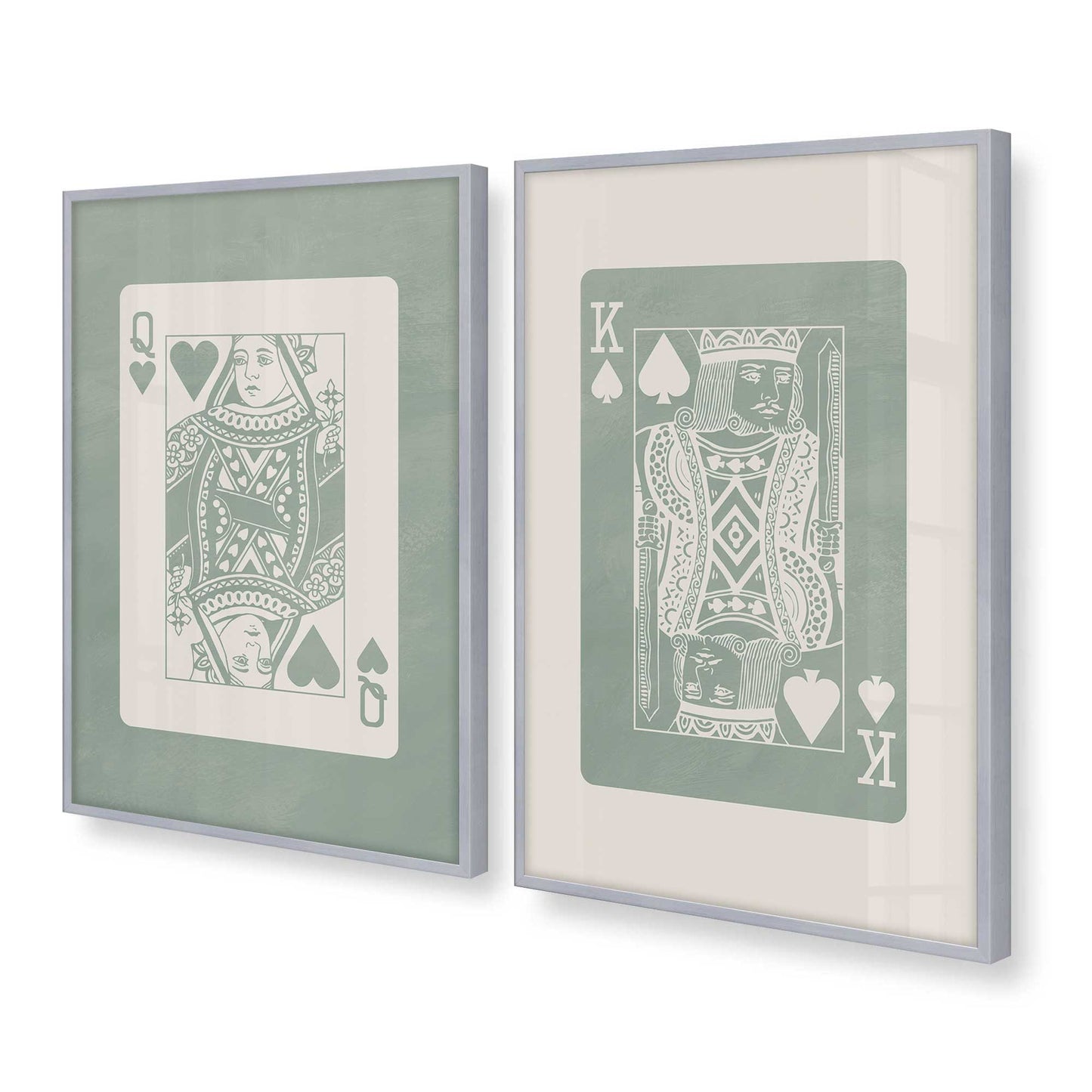 [Color:Polished Chrome], Picture of art in a Polished Chrome frame at an angle