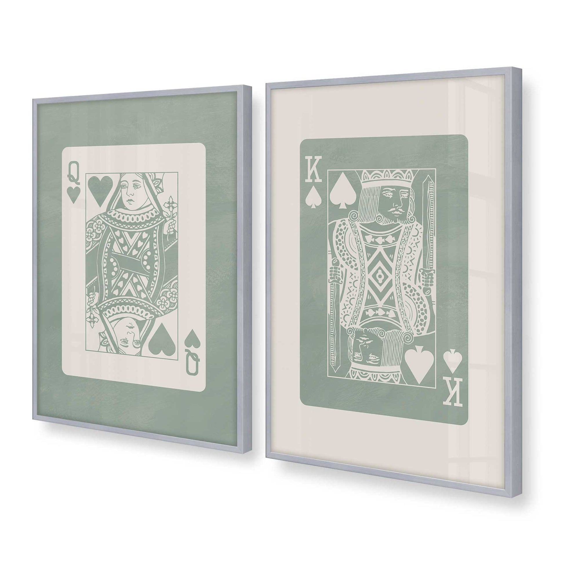 [Color:Polished Chrome], Picture of art in a Polished Chrome frame at an angle