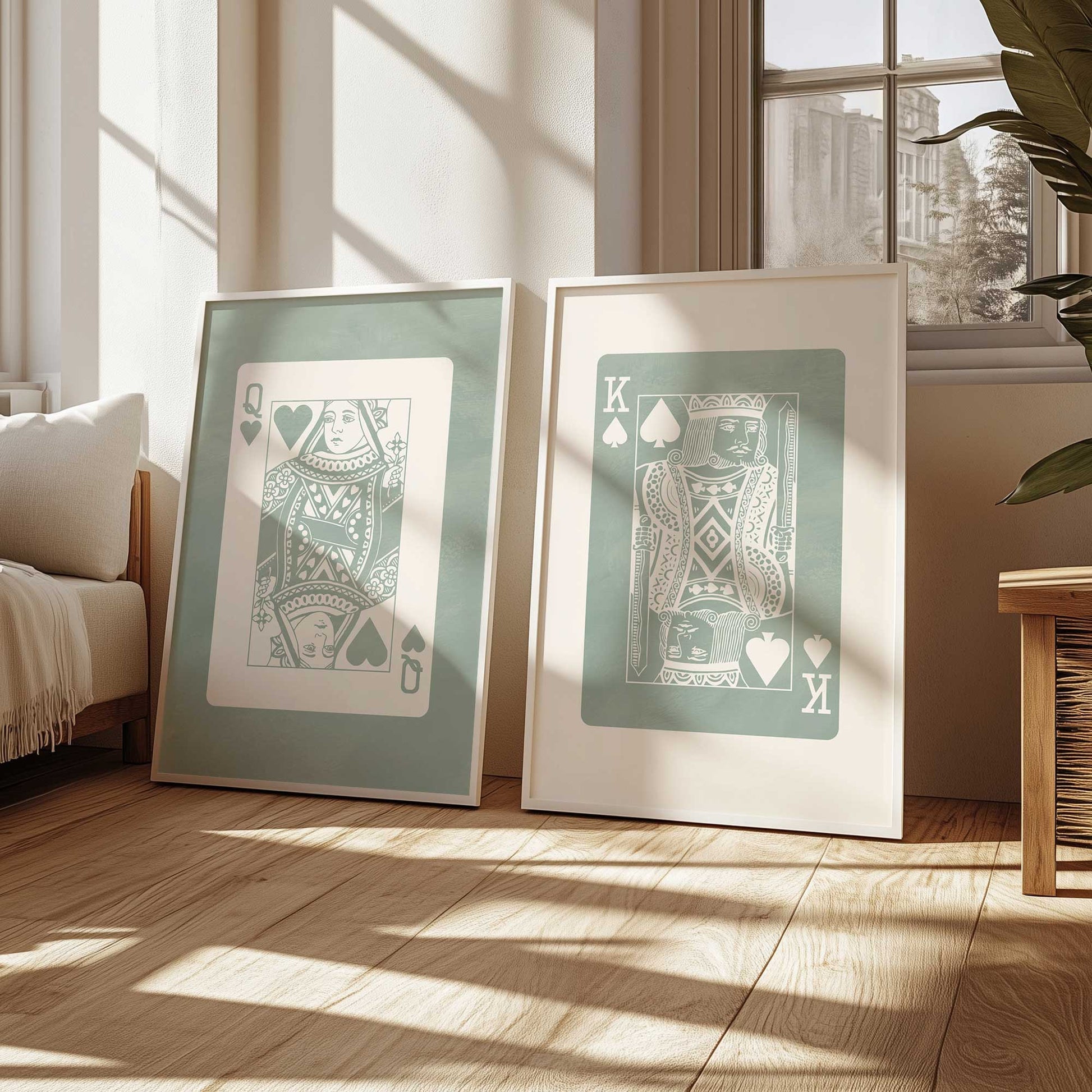 [Color:Satin Black], Picture of art in a Satin Black frame