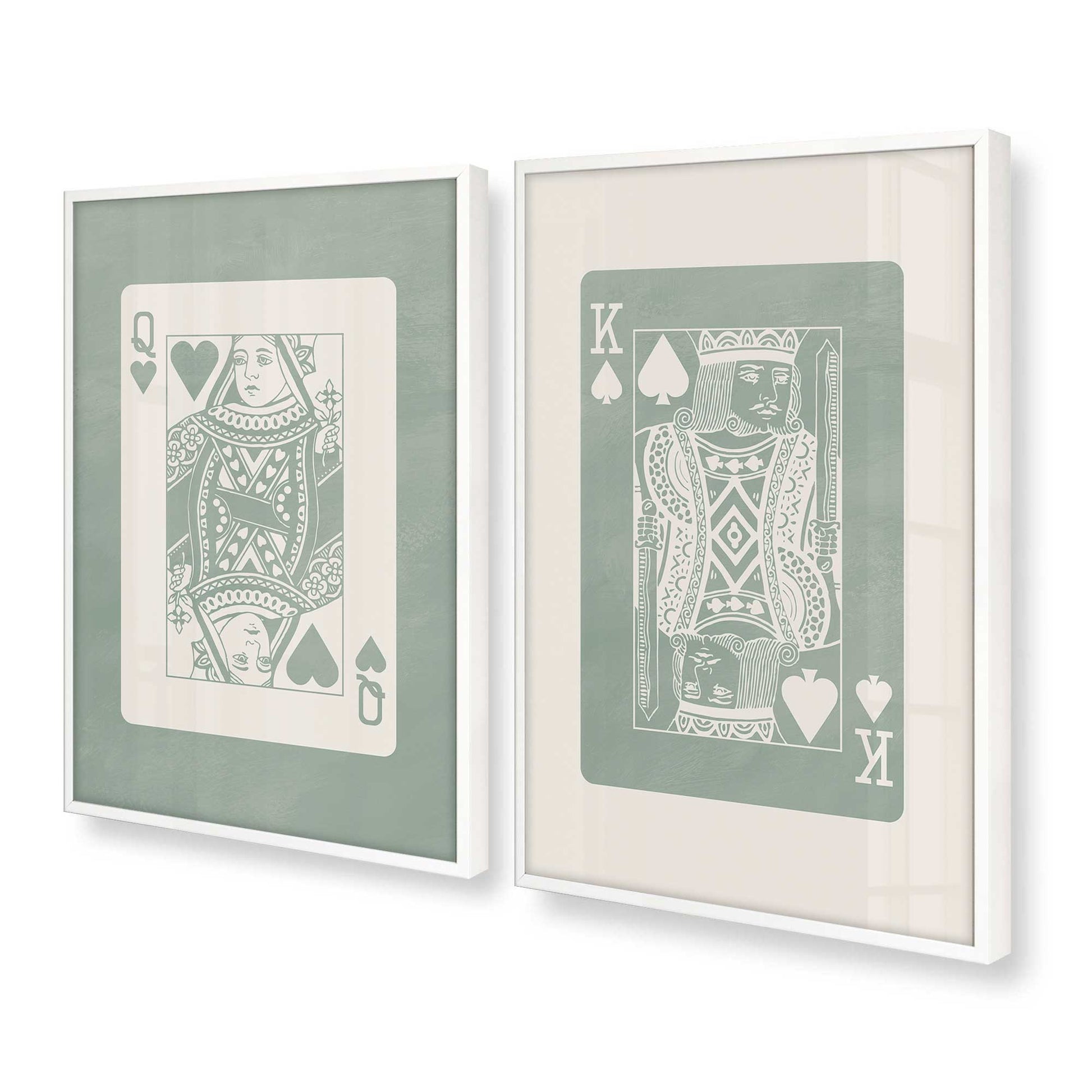 [Color:Opaque White], Picture of art in a Opaque White frame at an angle
