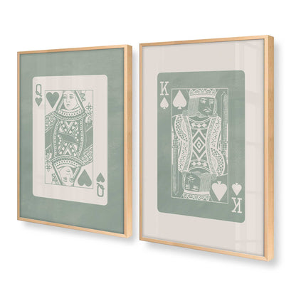 [Color:Raw Maple], Picture of art in a Raw Maple frame at an angle