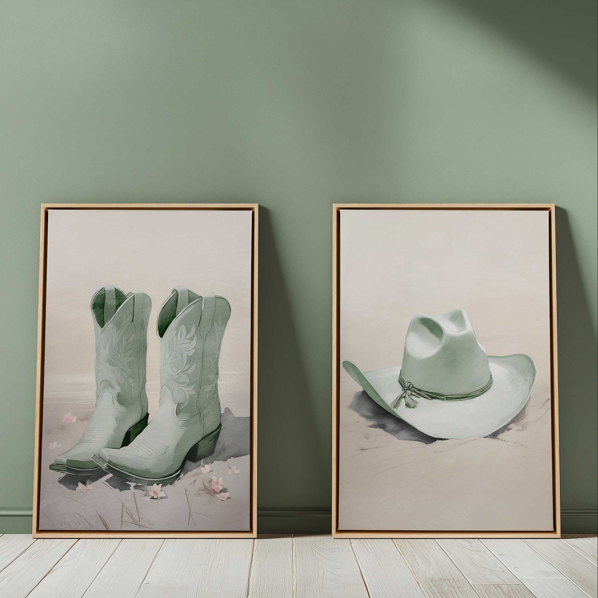 [Color:Satin Black], Picture of art in a Satin Black frame