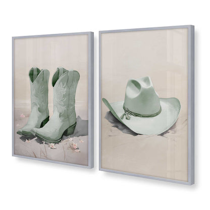 [Color:Polished Chrome], Picture of art in a Polished Chrome frame at an angle