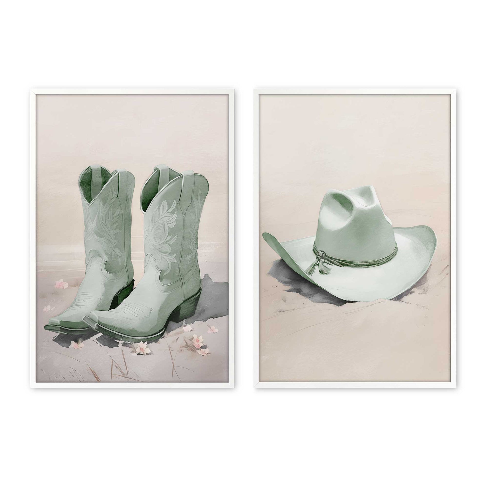 [Color:Opaque White], Picture of art in a Opaque White frame