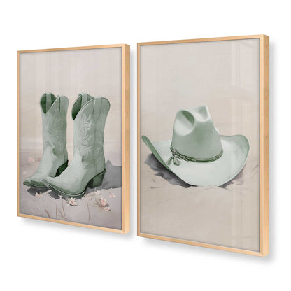 [Color:Raw Maple], Picture of art in a Raw Maple frame at an angle