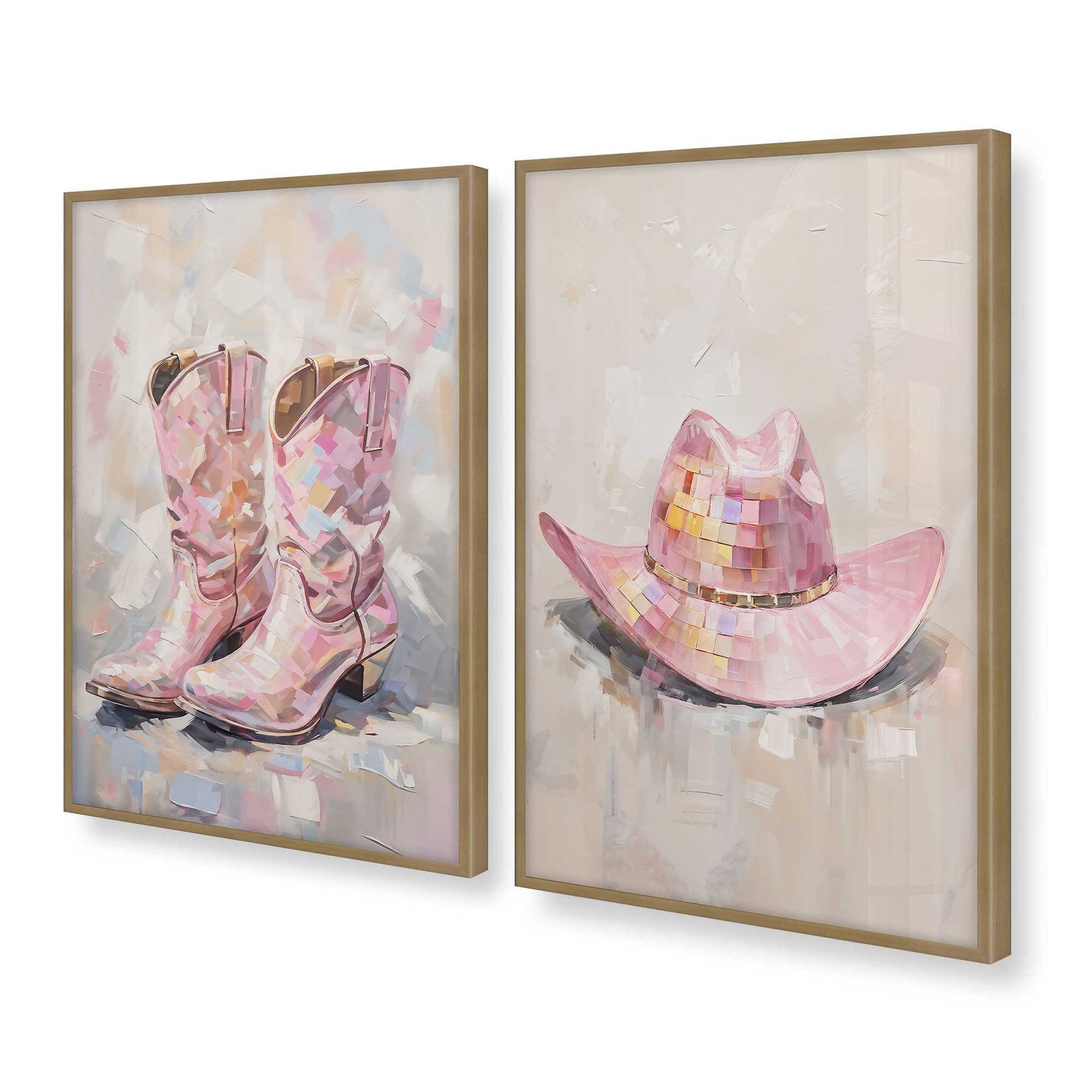 [Color:Weathered Zinc], Picture of art in a Weathered Zinc frame at an angle