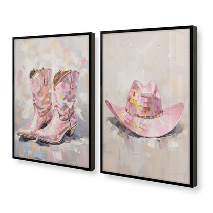 [Color:Satin Black], Picture of art in a Satin Black frame at an angle