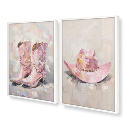 [Color:Opaque White], Picture of art in a Opaque White frame at an angle