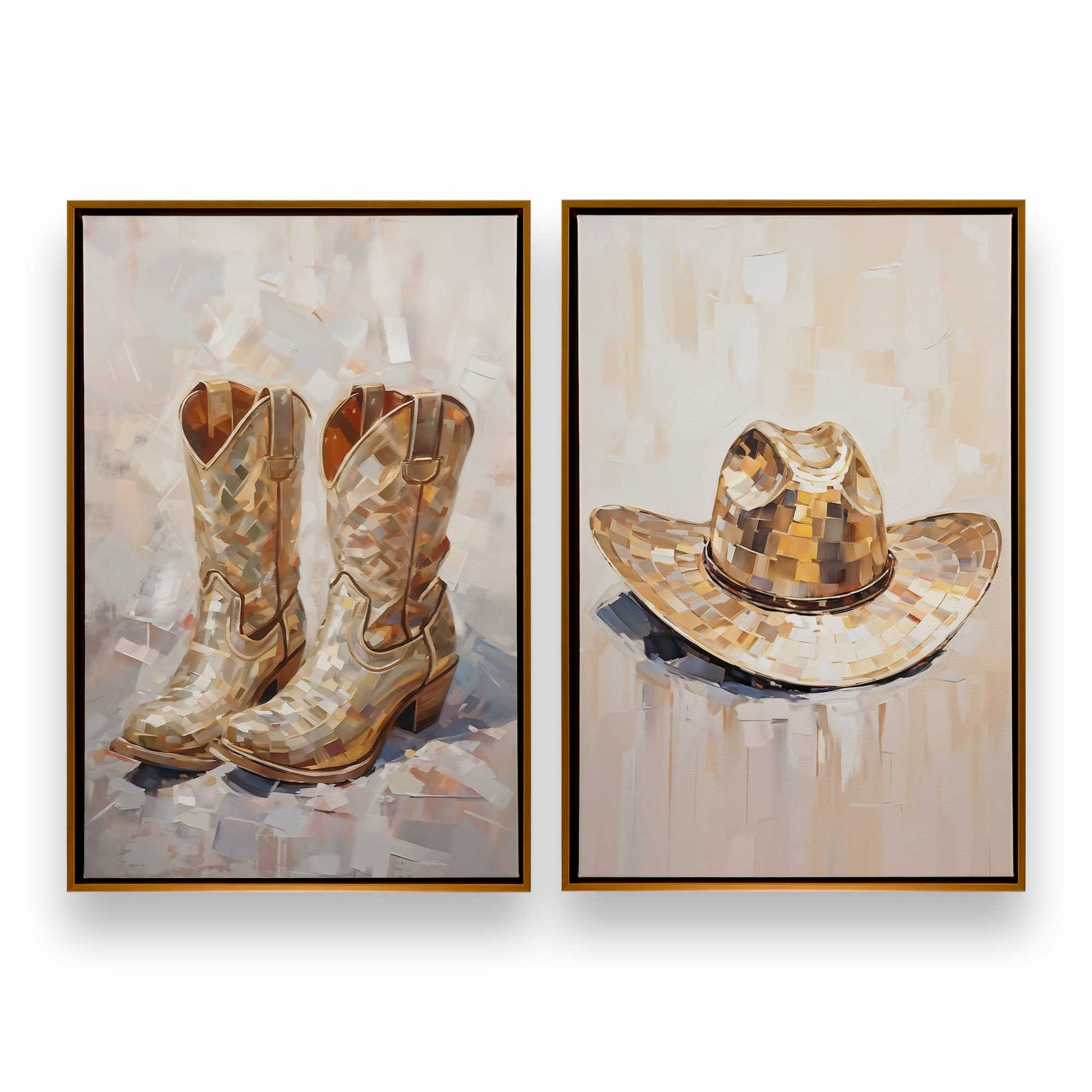 [Color:Polished Gold], Picture of art in a Polished Gold frame