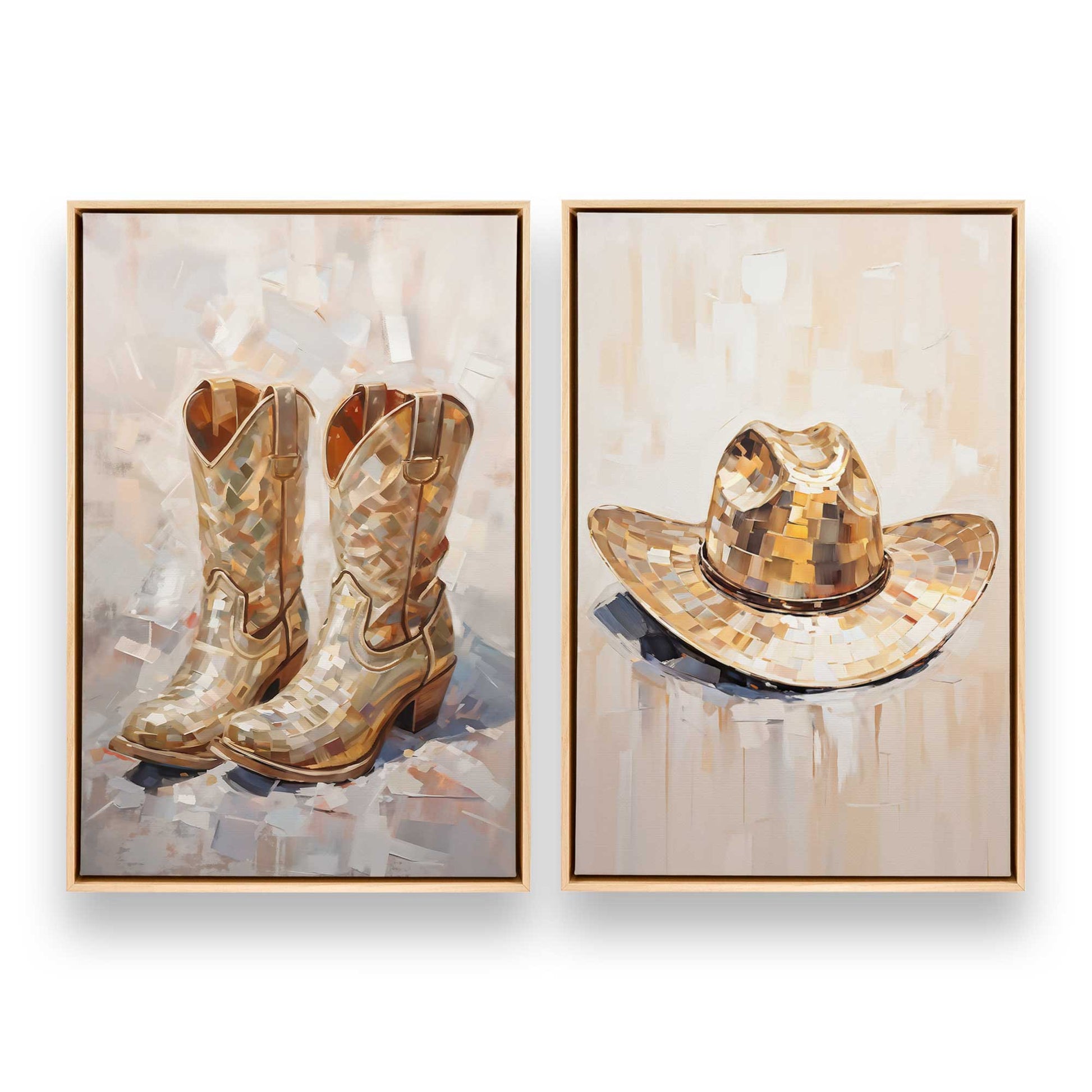 [Color:American Maple], Picture of art in a American Maple frame