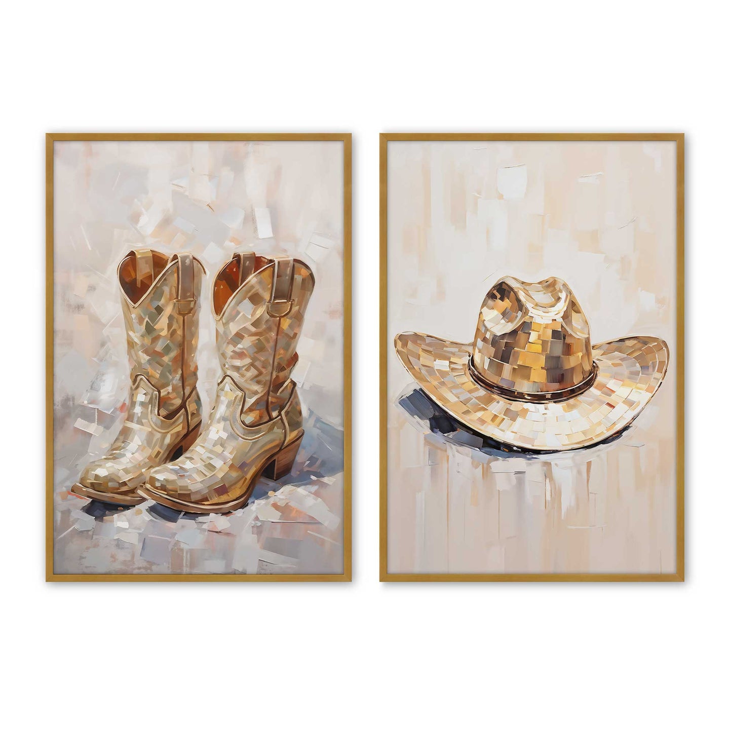 [Color:Polished Gold], Picture of art in a Polished Gold frame