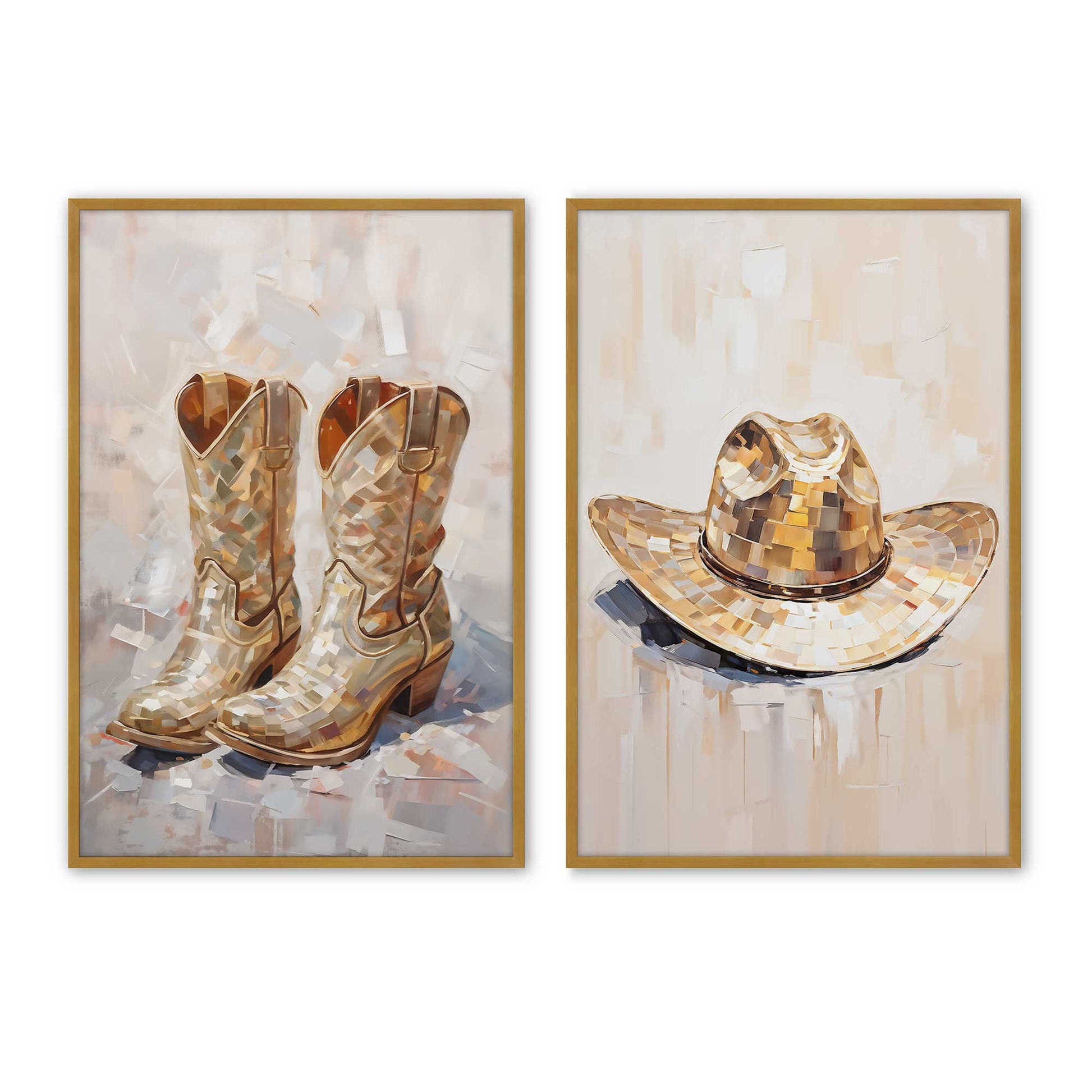 [Color:Polished Gold], Picture of art in a Polished Gold frame