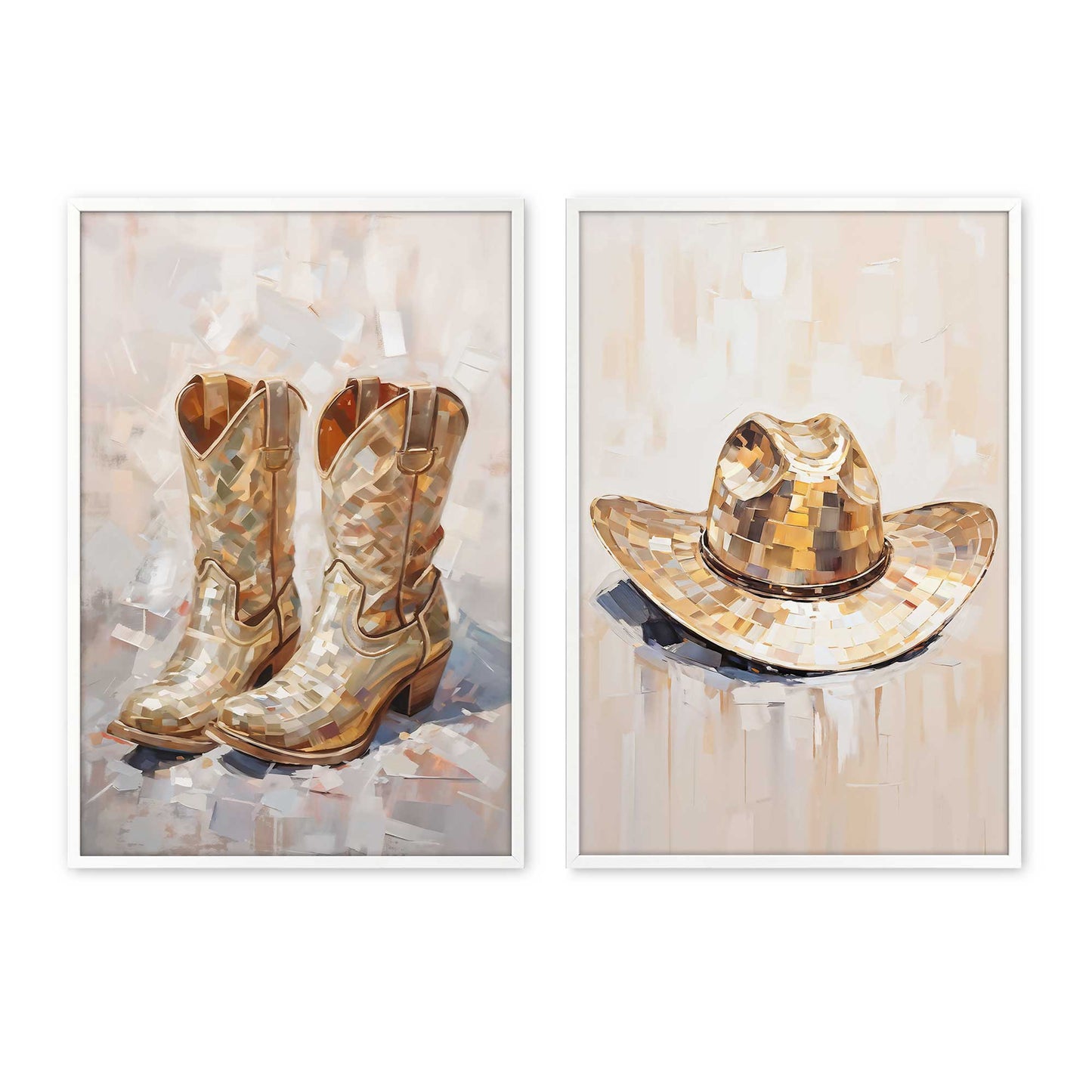 [Color:Opaque White], Picture of art in a Opaque White frame