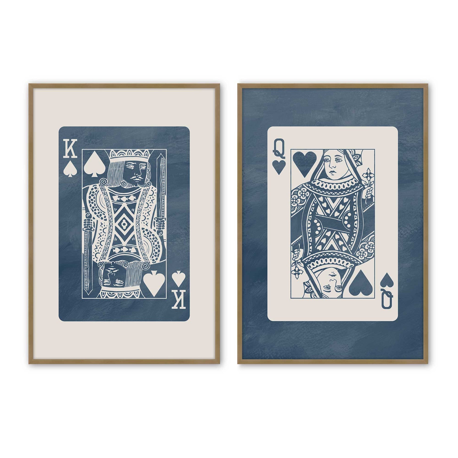 [Color:Brushed Gold], Picture of art in a Brushed Gold frame