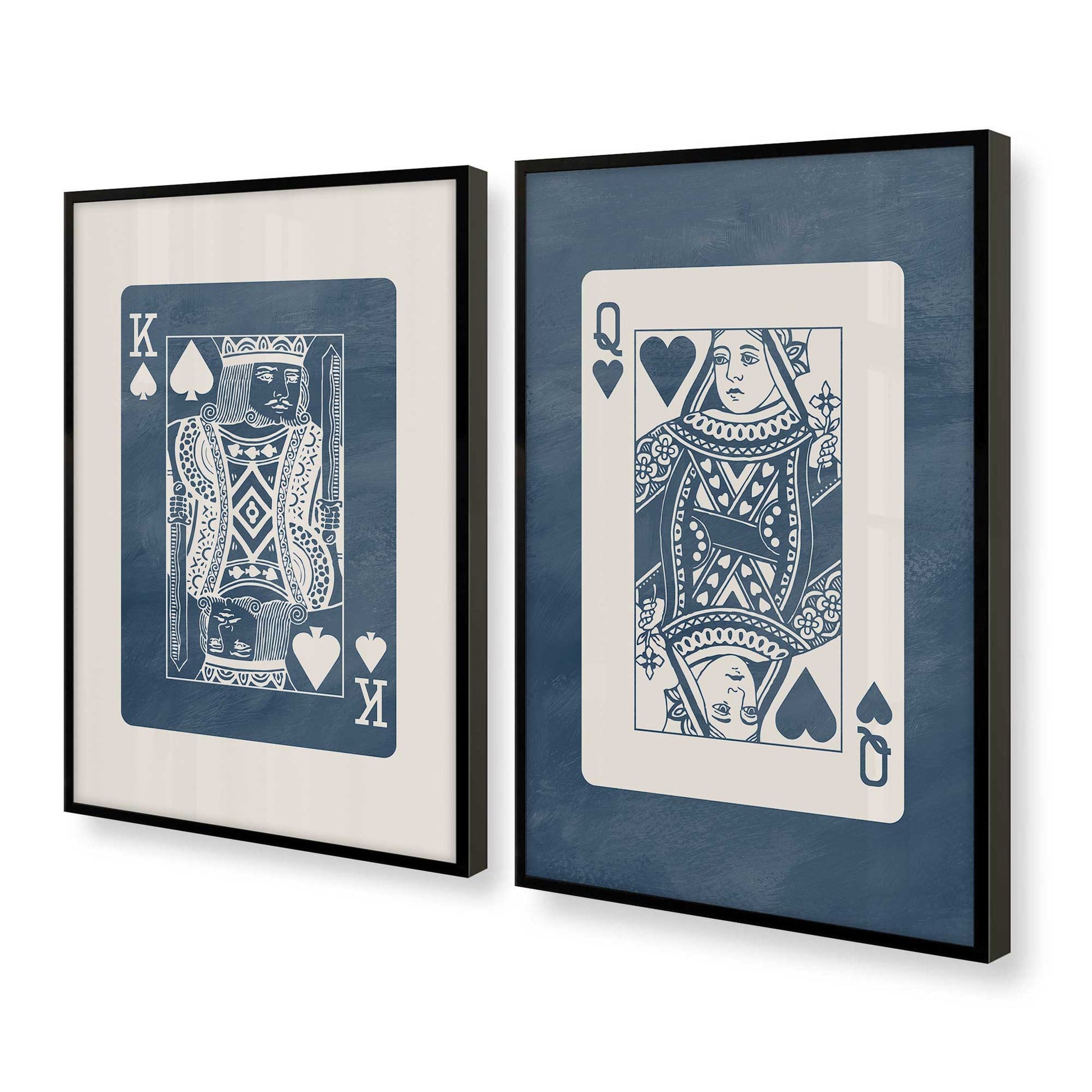 [Color:Satin Black], Picture of art in a Satin Black frame at an angle