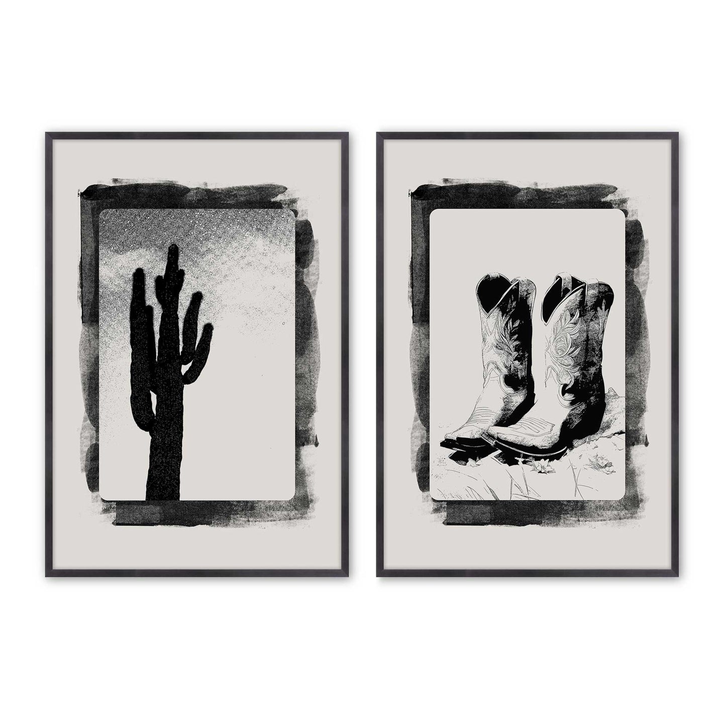 [Color:Weathered Zinc], Picture of art in a Weathered Zinc frame