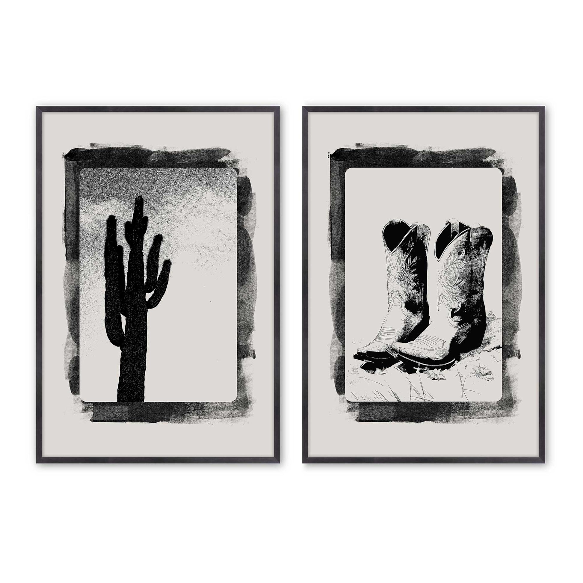 [Color:Weathered Zinc], Picture of art in a Weathered Zinc frame