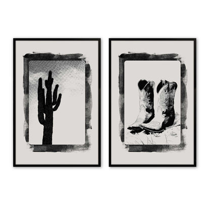 [Color:Satin Black], Picture of art in a Satin Black frame