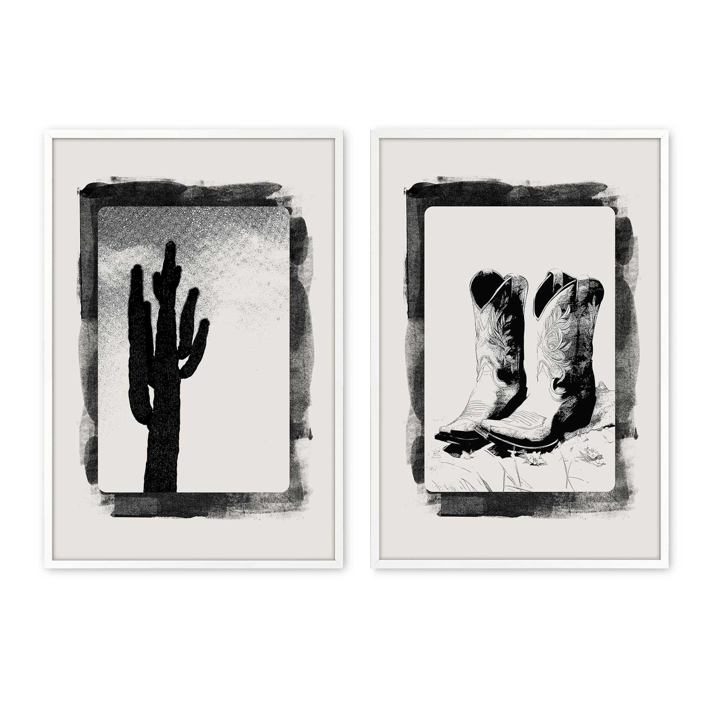 [Color:Opaque White], Picture of art in a Opaque White frame