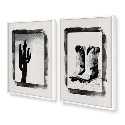 [Color:Opaque White], Picture of art in a Opaque White frame at an angle