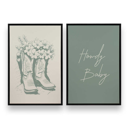 [Color:Satin Black], Picture of art in a Satin Black frame