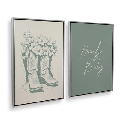 [Color:Polished Chrome], Picture of art in a Polished Chrome frame at an angle