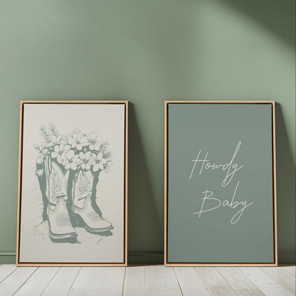 [Color:Opaque White], Picture of art in a White frame