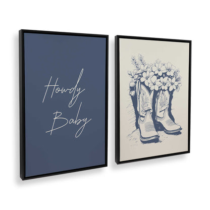 [Color:Satin Black], Picture of art in a Satin Black frame at an angle