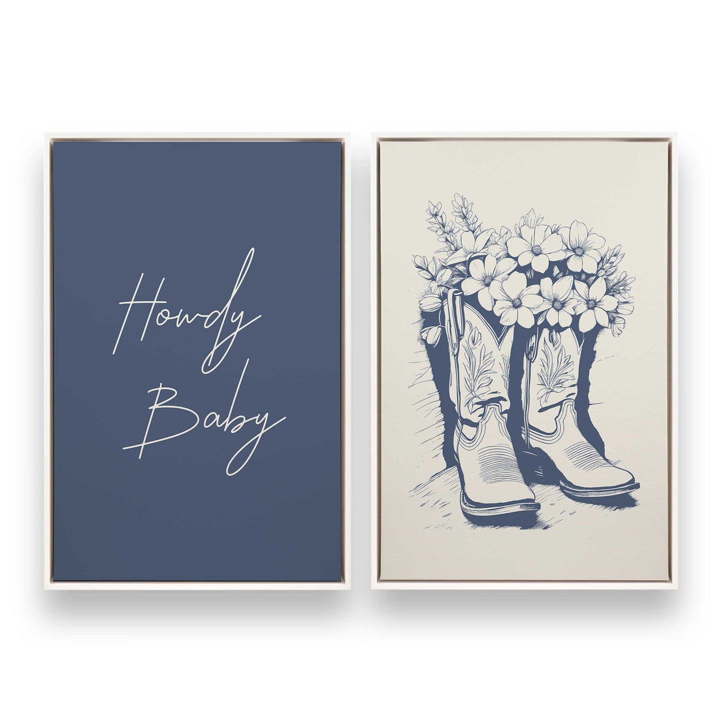 [Color:Opaque White], Picture of art in a White frame