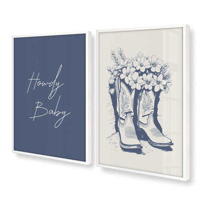 [Color:Opaque White], Picture of art in a Opaque White frame at an angle