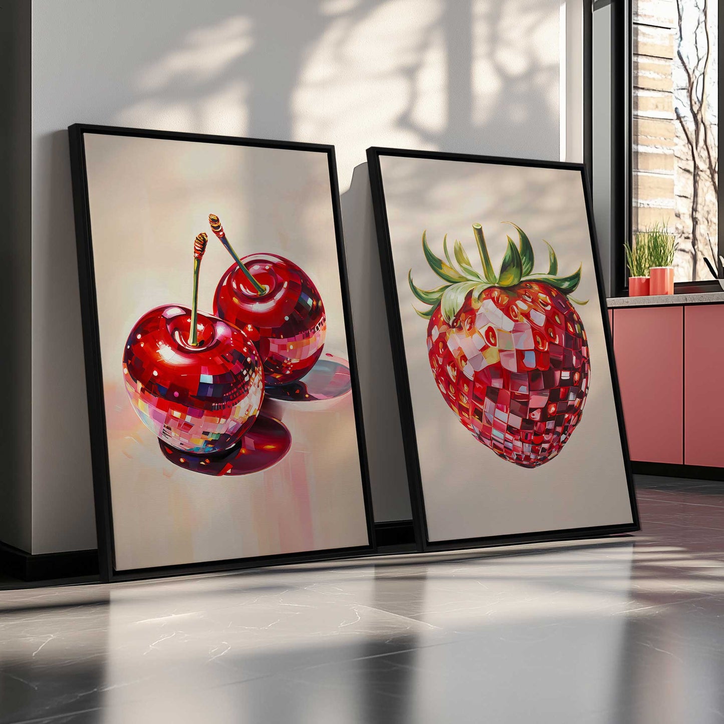 [Color:Polished Chrome], Picture of art in a Polished Chrome frame