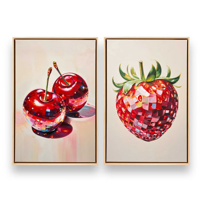 [Color:American Maple], Picture of art in a American Maple frame