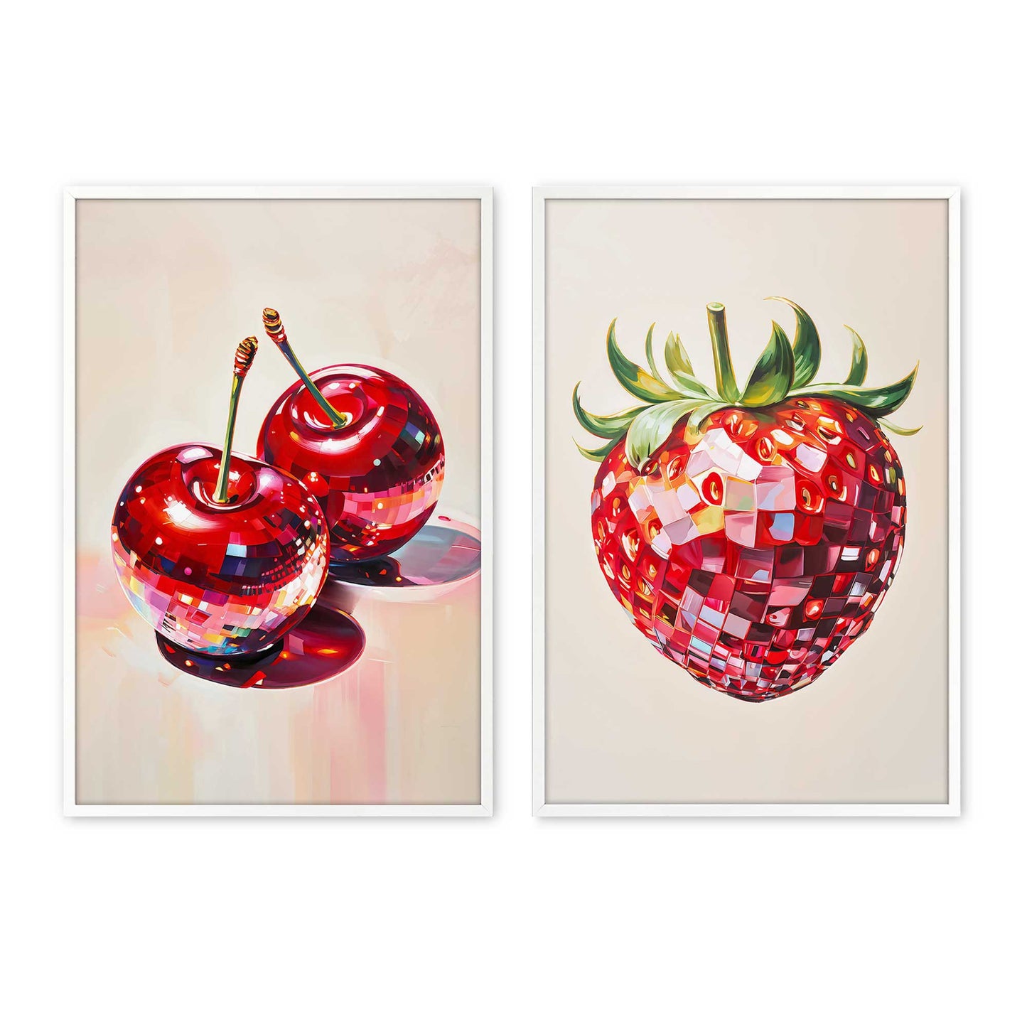 [Color:Opaque White], Picture of art in a Opaque White frame