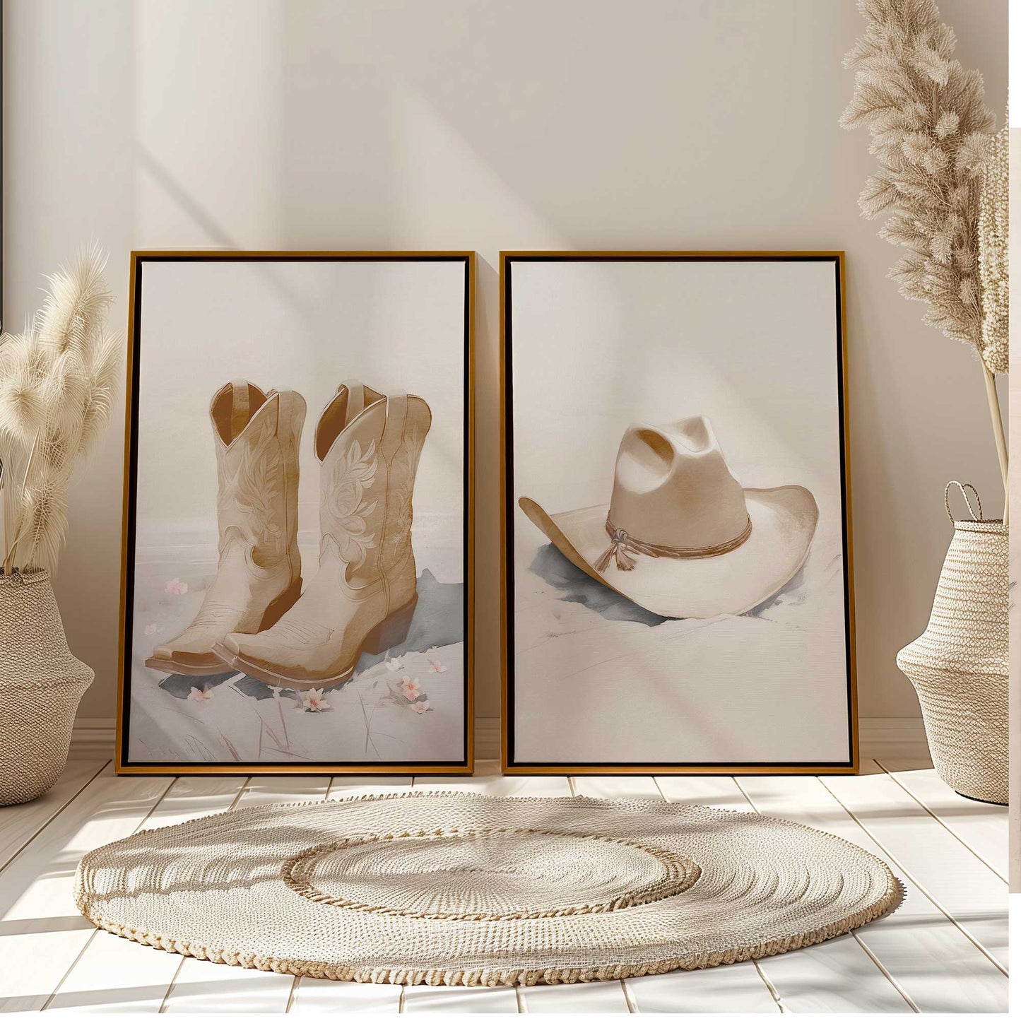 [Color:Polished Gold], Picture of art in a Polished Gold frame