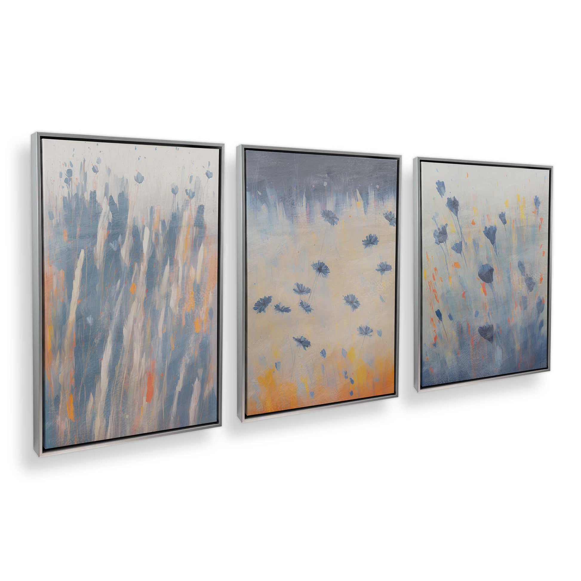 [Color:Polished Chrome], Picture of art in a Polished Chrome frame at an angle