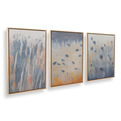 [Color:American Maple], Picture of art in a American Maple frame at an angle