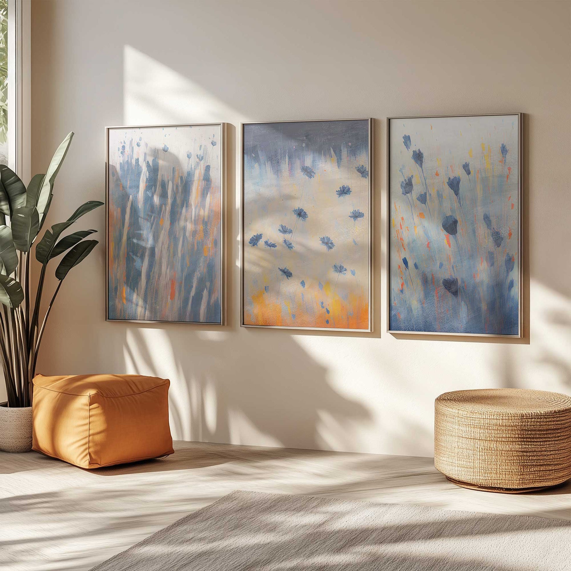 [Color:Satin Black], Picture of art in a Satin Black frame