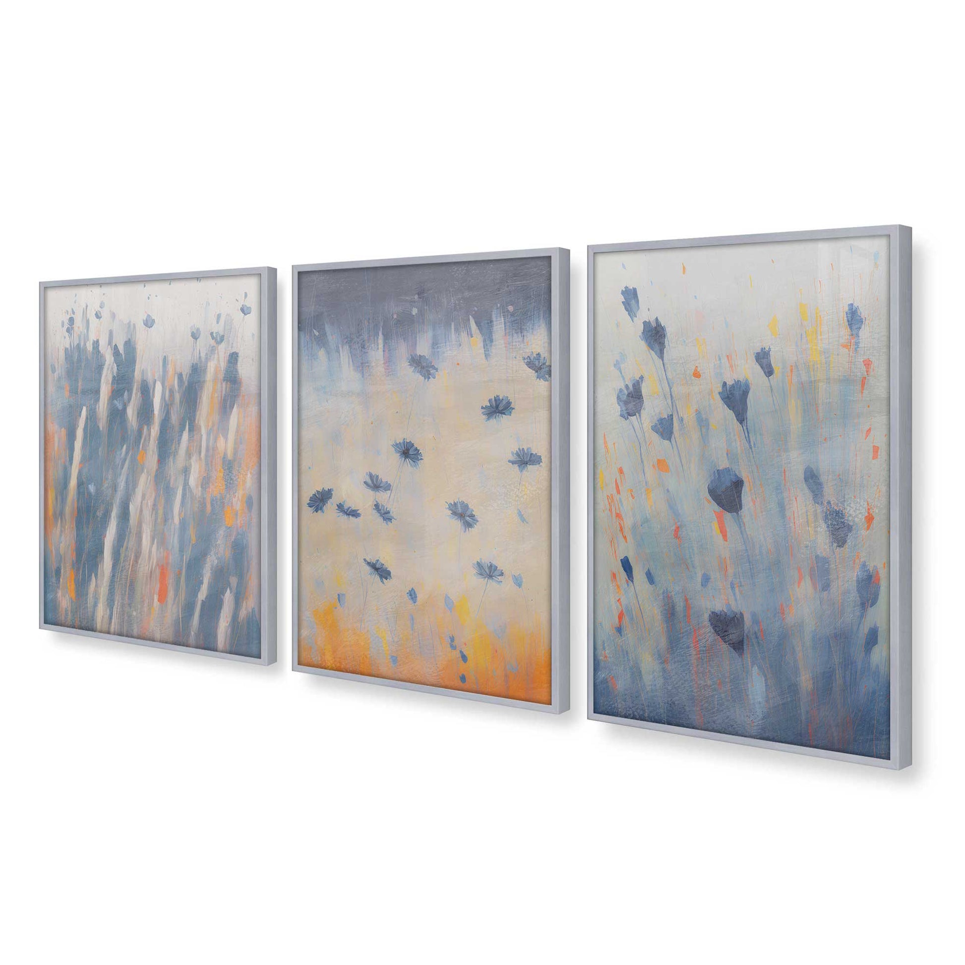 [Color:Polished Chrome], Picture of art in a Polished Chrome frame at an angle