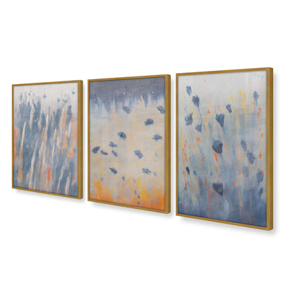 [Color:Polished Gold], Picture of art in a Polished Gold frame at an angle