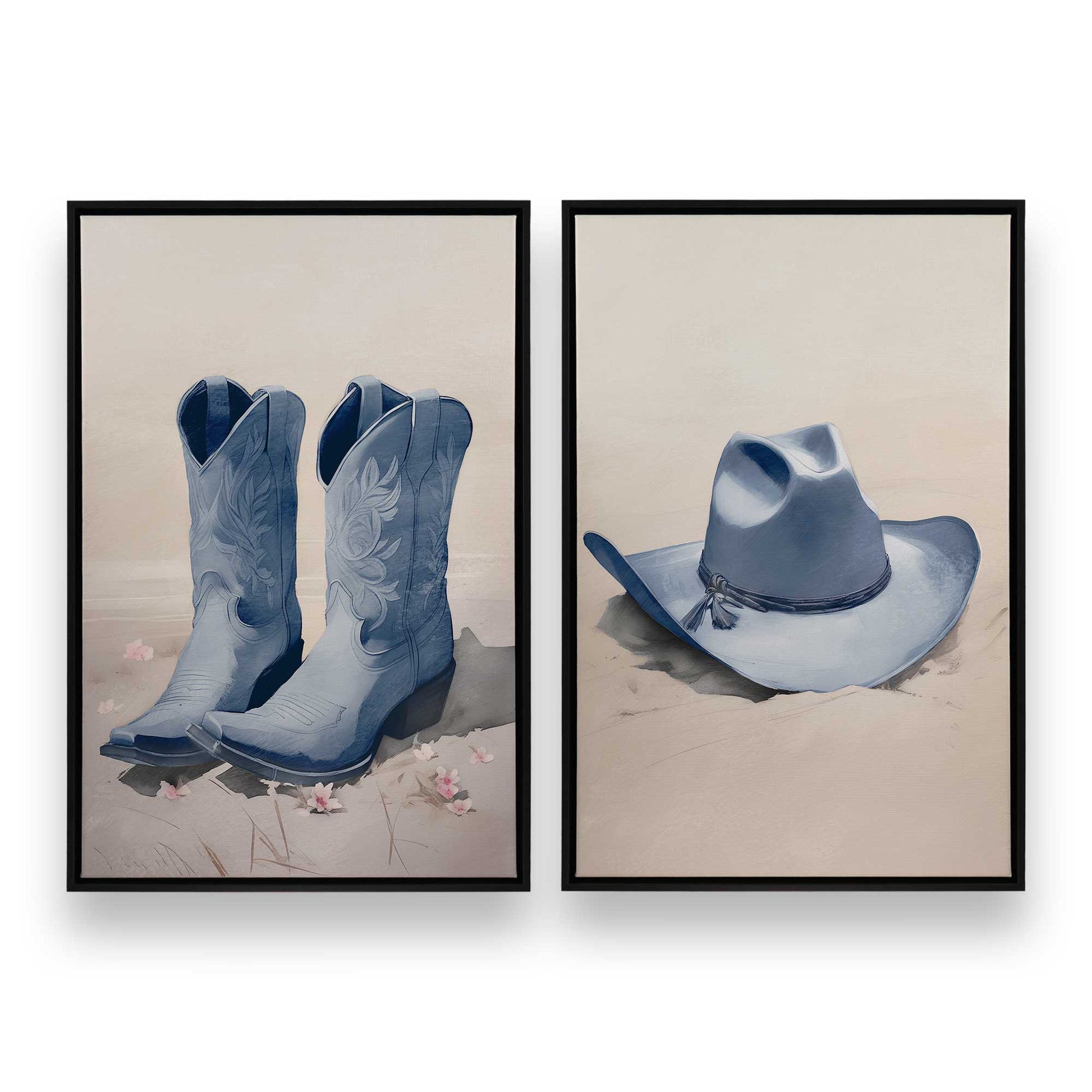 [Color:Satin Black], Picture of art in a Satin Black frame